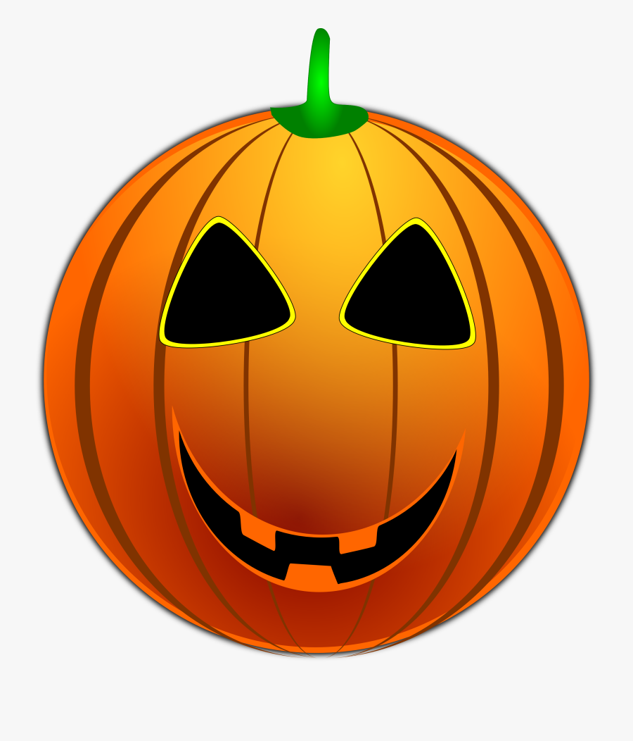 Grinning Jackolantern Free Halloween - Free Vector Halloween Clipart, Transparent Clipart