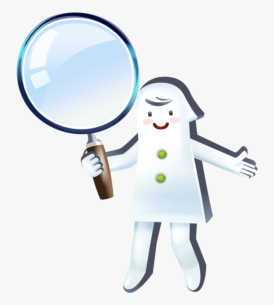 Clipart People Magnifying Glass Cartoon Free Transparent