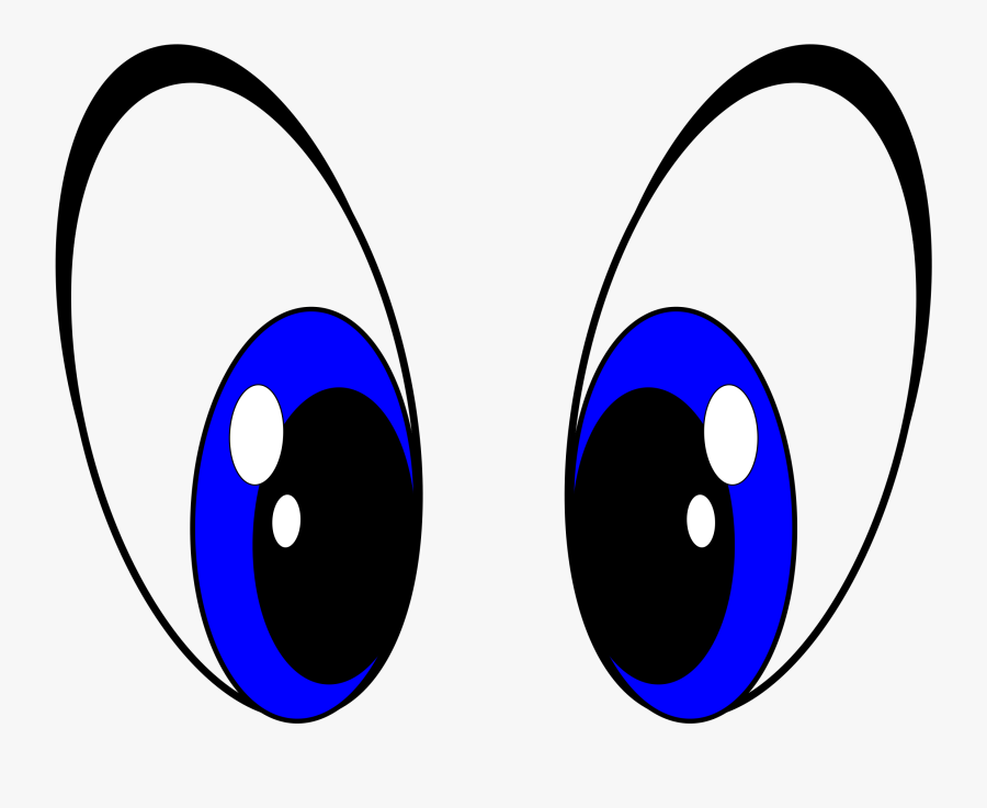 Eyes Clipart Big - Big Blue Eyes Cartoon , Free Transparent Clipart