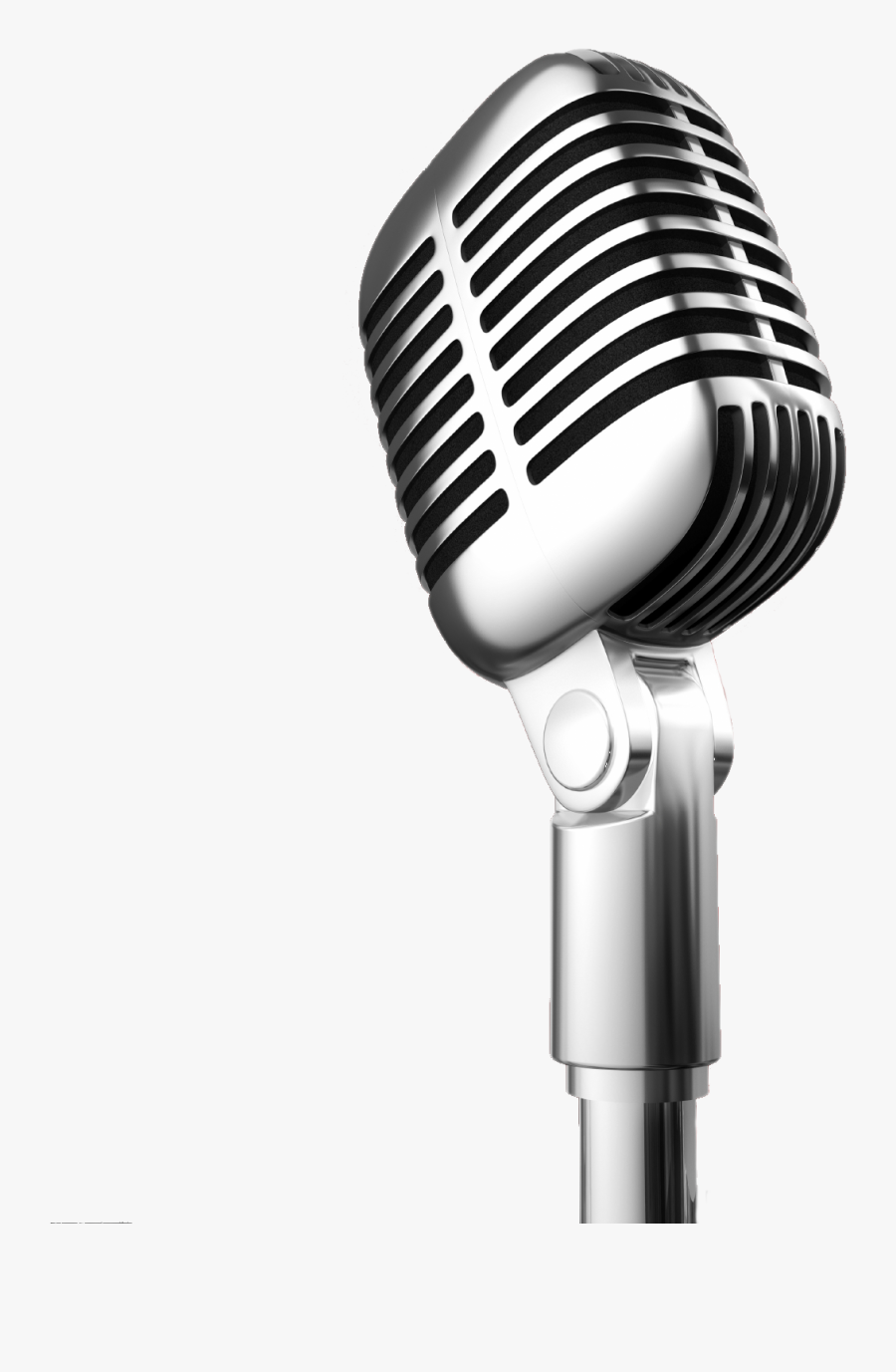 Microphone News Book Human Voice Recording Studio - Microphone Transparent, Transparent Clipart