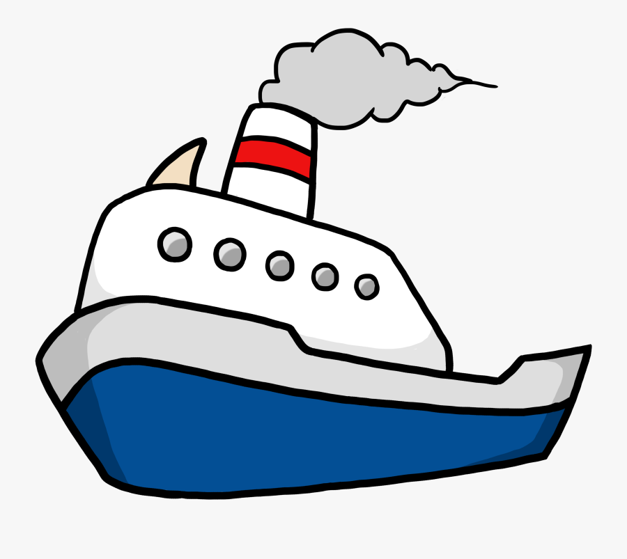 Cartoon Boat Clipart - Ship Clipart Transparent Background , Free ...