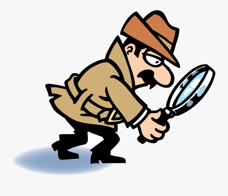 Magnifying Glass Detective With Clipart Transparent - Clip Art Detective Magnifying Glass, Transparent Clipart