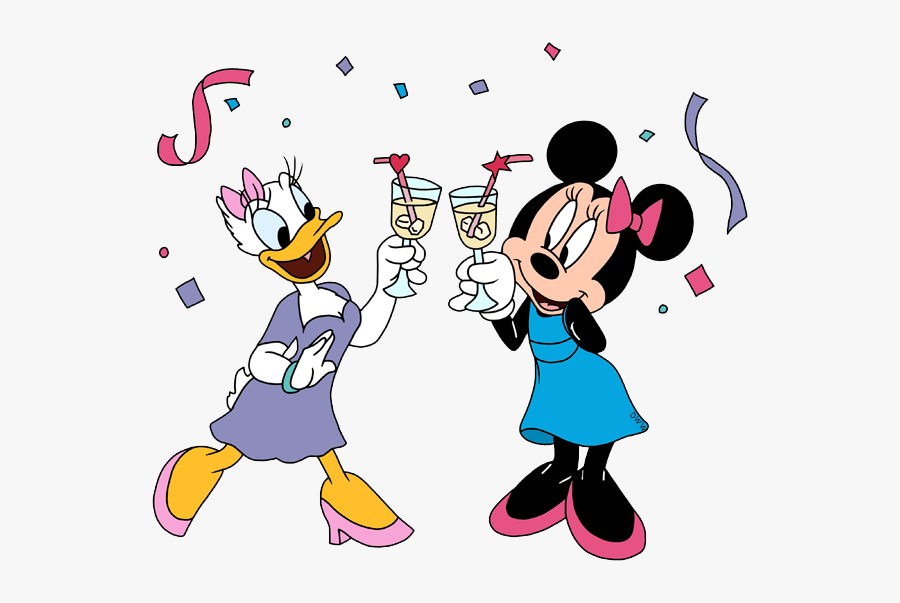 Happy Birthday Minnie And Daisy, Transparent Clipart