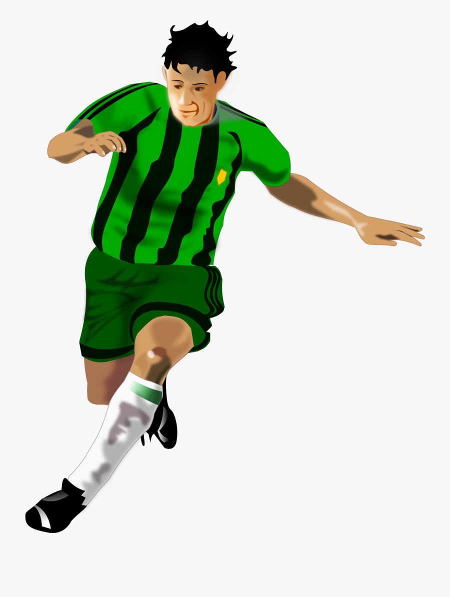 Clipart - Soccer Player Png, Transparent Clipart