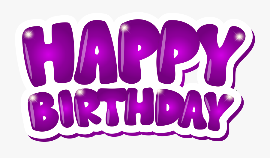 Transparent Happy Birthday 3d Png - Happy Birthday 3d Text Png, Transparent Clipart