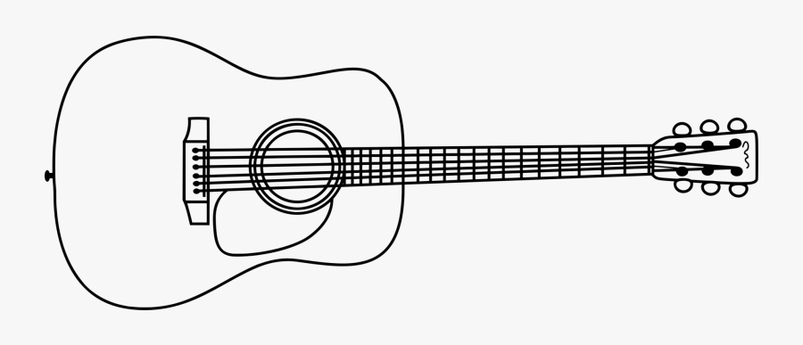 Graphic Free Stock Onlinelabels Clip Art Guitar - Clip Art Of Guitar, Transparent Clipart