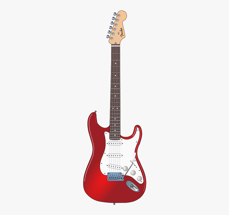 Classic Rock Guitar - Fender Stratocaster Transparent Background, Transparent Clipart