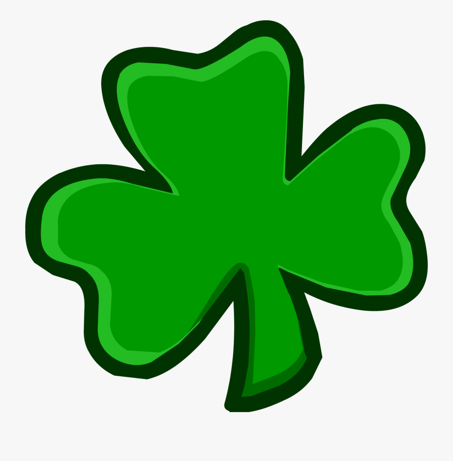 Green Club Penguin Wiki - Clover St Patricks Day Png, Transparent Clipart