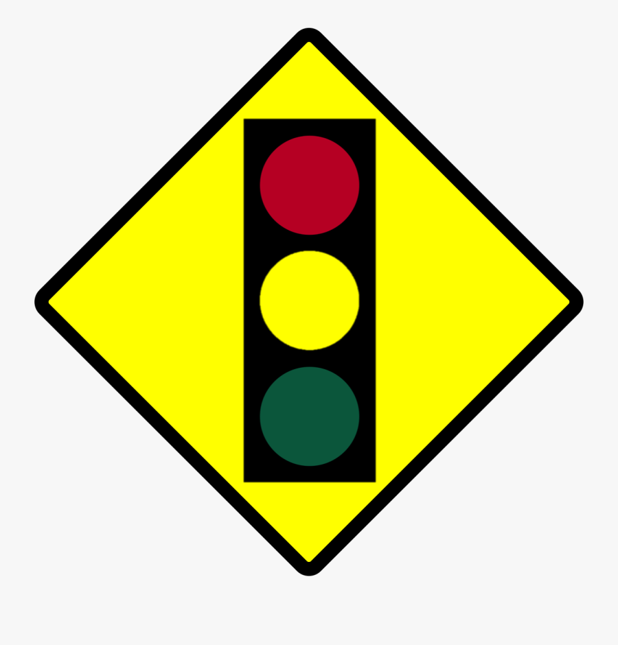 1141 X 1142 - Stop Sign Ahead Sign, Transparent Clipart
