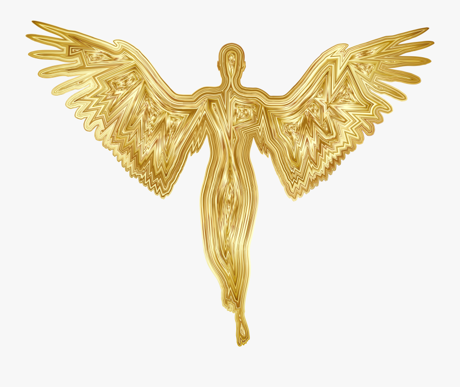 Cherub Angel Silhouette Clip Art - Male Angel Silhouette Png, Transparent Clipart