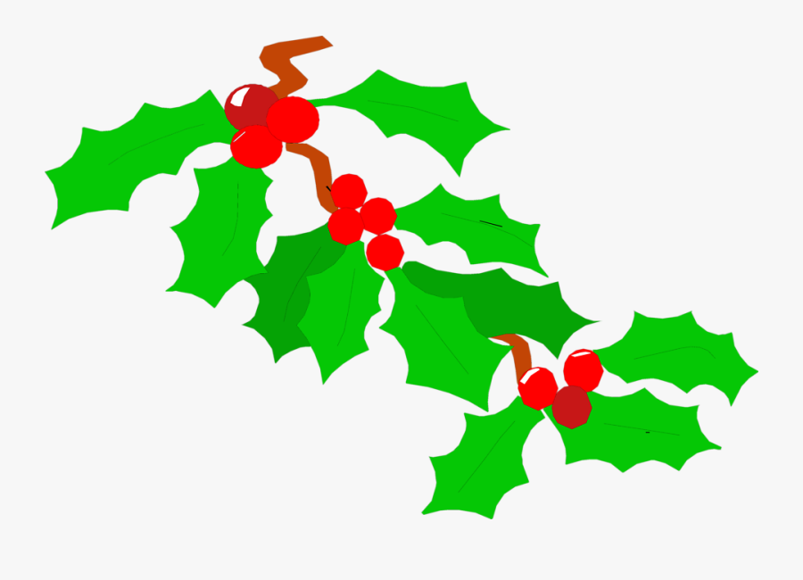 Free Stock Photo Illustration - Holly Leaf No Background, Transparent Clipart