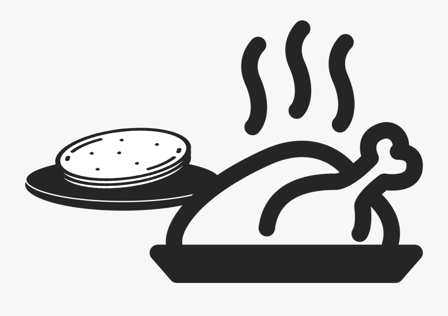 Dosa Hut - Non Vegetarian Non Veg Logo, Transparent Clipart