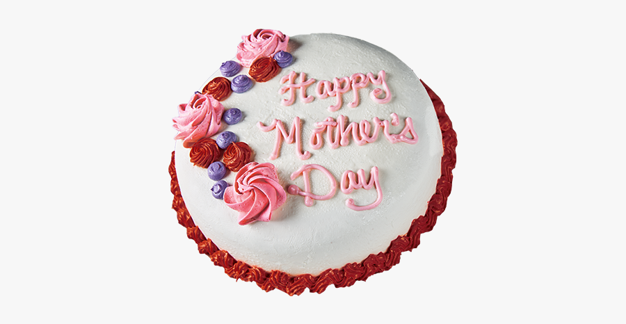 Mothers Day Round Cake, Transparent Clipart