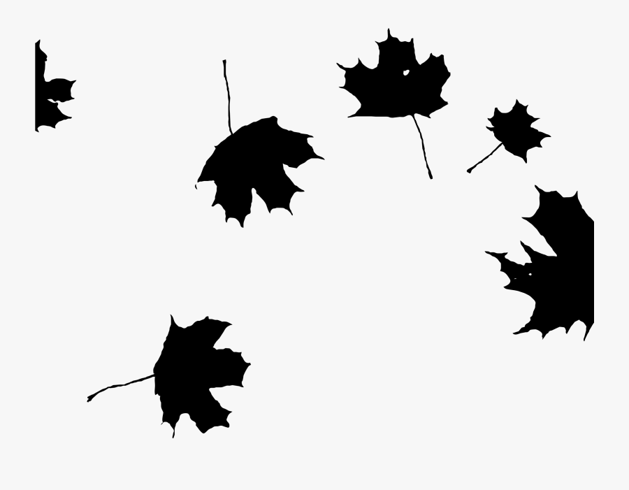 Clip Art Black And White Library Big Image Png - Black And White Autumn Leaves Clipart, Transparent Clipart