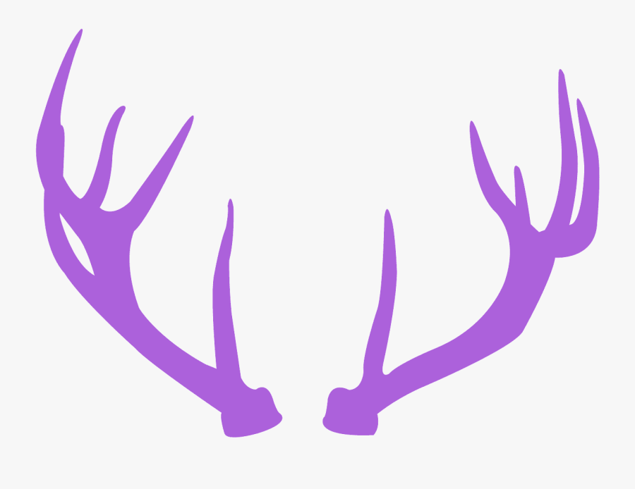 Deer Antlers Pink Clipart, Transparent Clipart