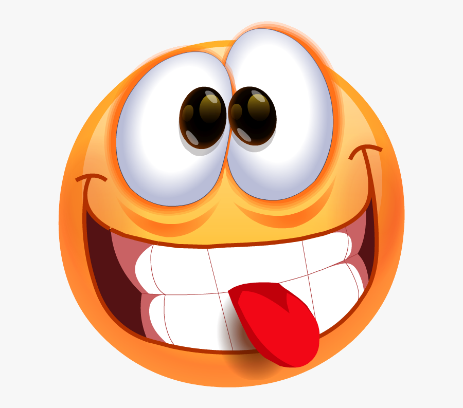 Smiley Emoticon Tongue Clip Art - Smiley Funny Face Png, Transparent Clipart