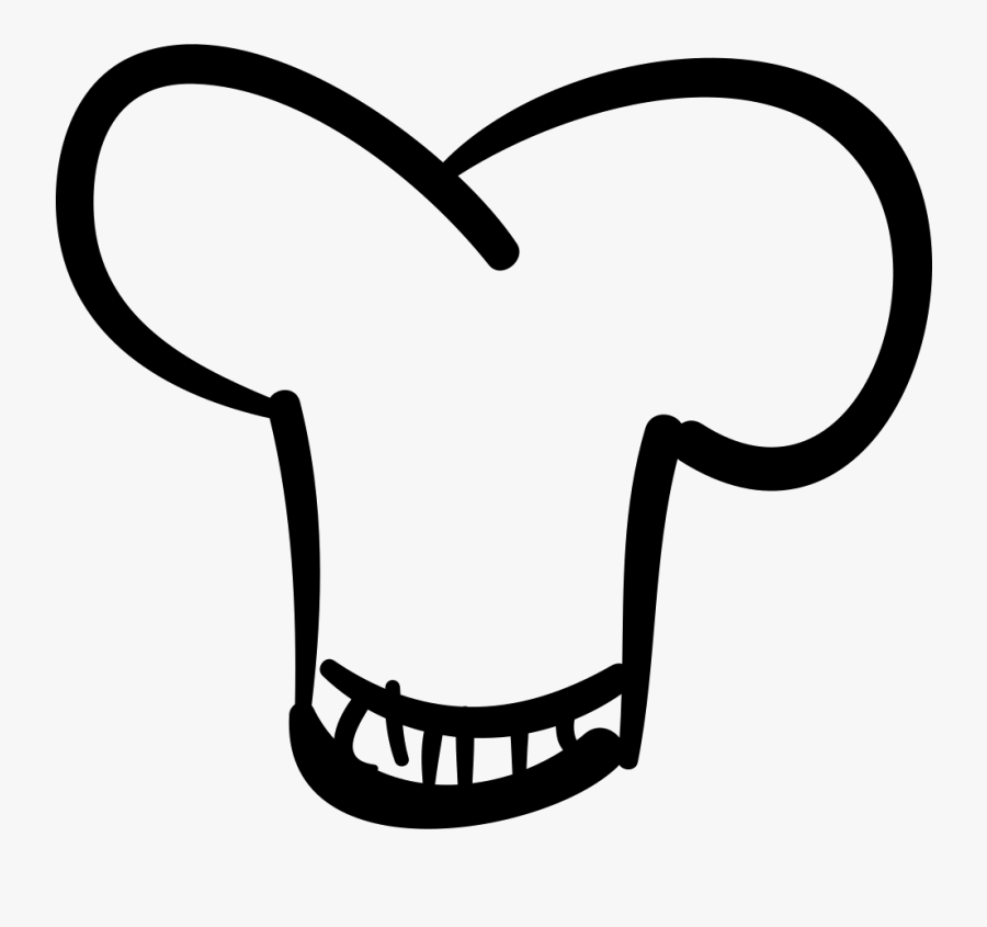 Chef Hat Hand Drawn Tool - Chefs Hat Drawing Png , Free Transparent ...