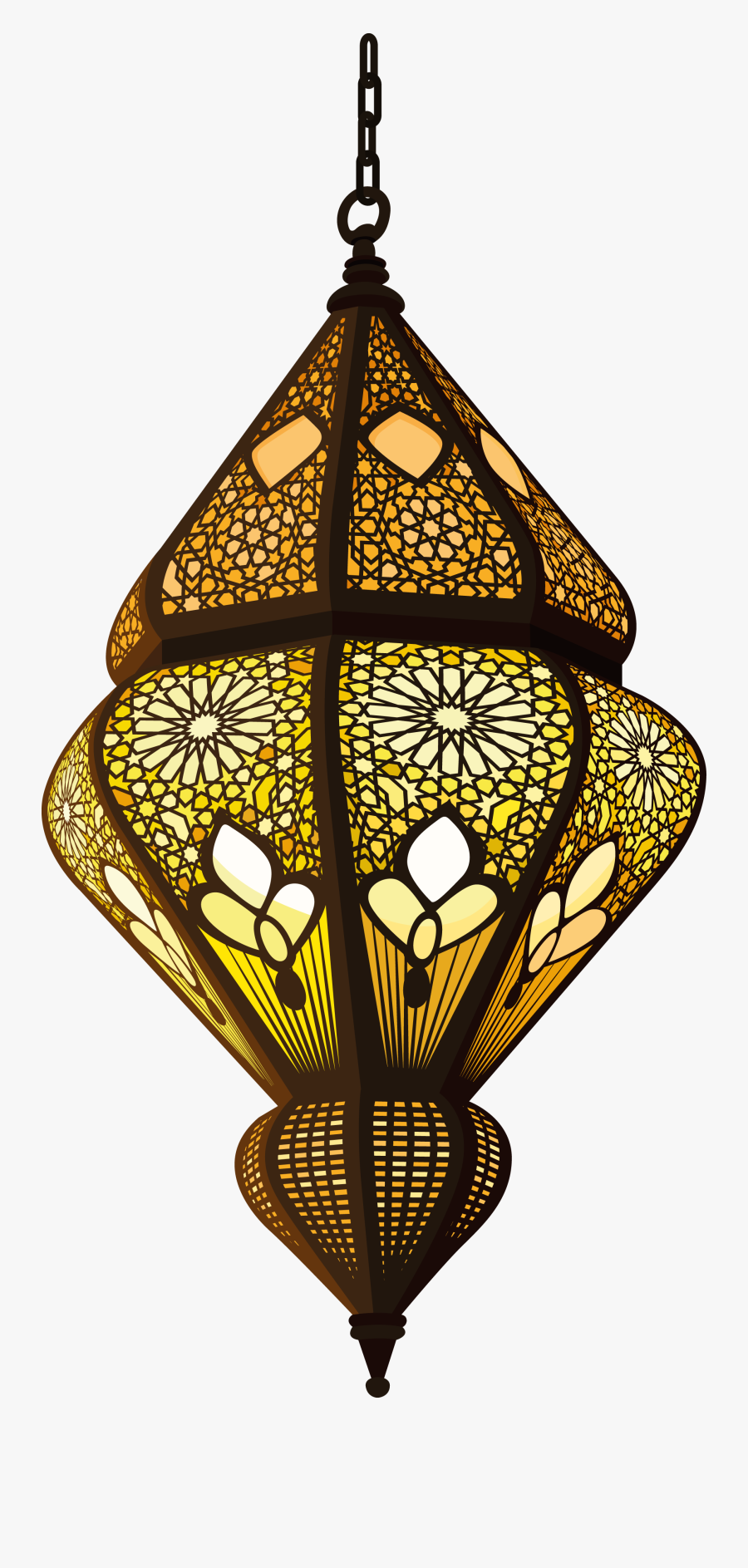 Chandelier - Islamic Lantern Png, Transparent Clipart