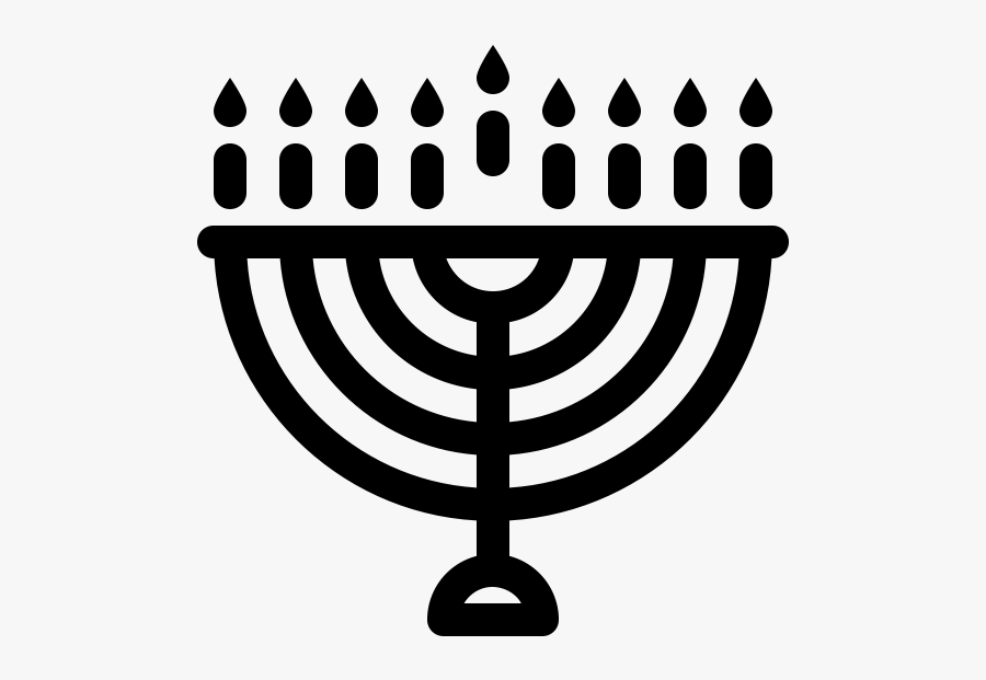 "
 Class="lazyload Lazyload Mirage Cloudzoom Featured - Hanukkah Menorah Black And White, Transparent Clipart