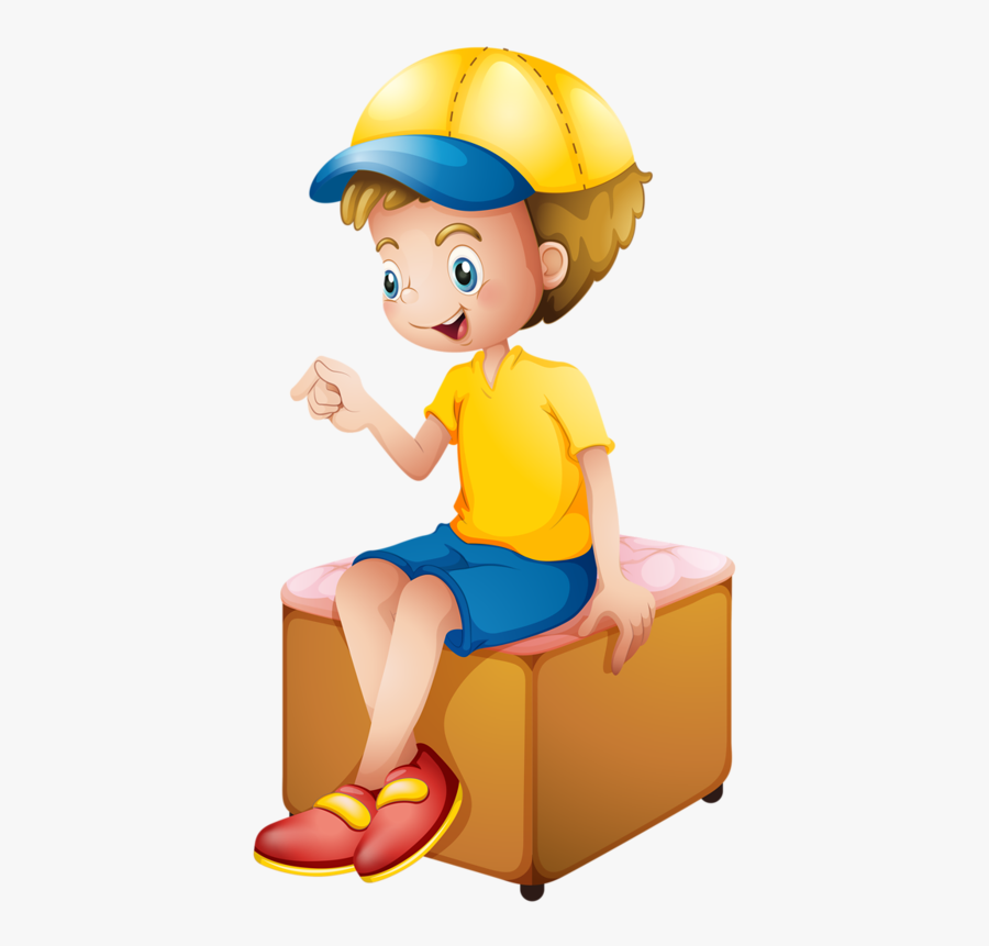 Boy Watching Tv, Transparent Clipart