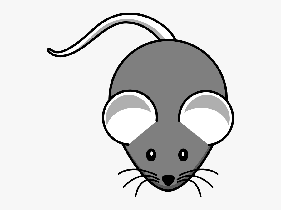 White Mouse Grey-body Svg Clip Arts, Transparent Clipart