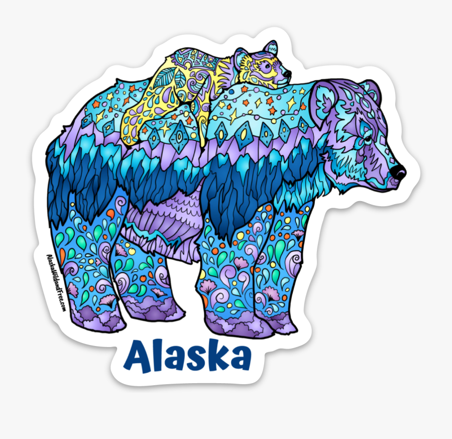 Momma Bear And Baby Bear Drawing, Transparent Clipart