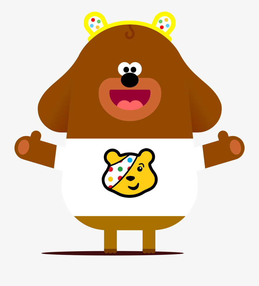 Hey Duggee And Bbc Children In Need Celebrate Partnership - Pudsey Bear Children In Need, Transparent Clipart