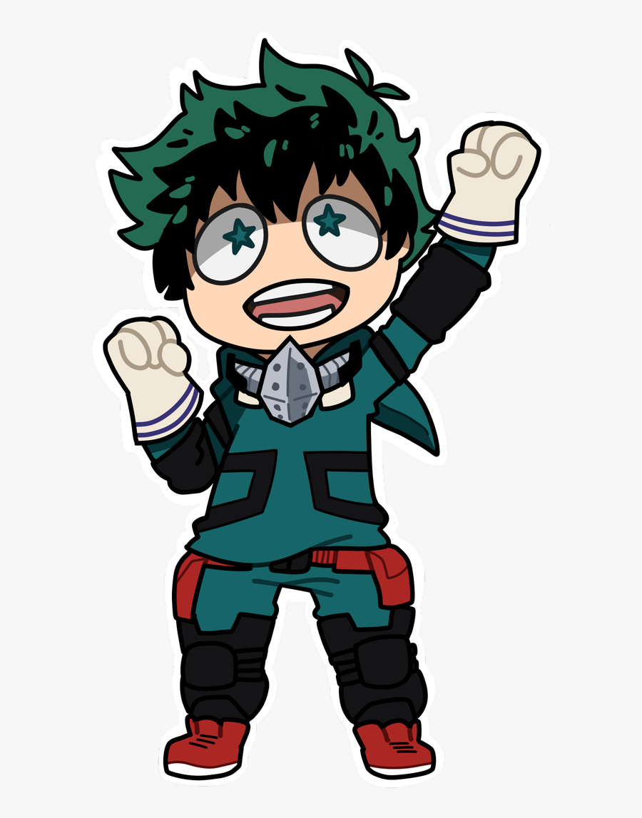 Midoriya Chibi Png, Transparent Clipart