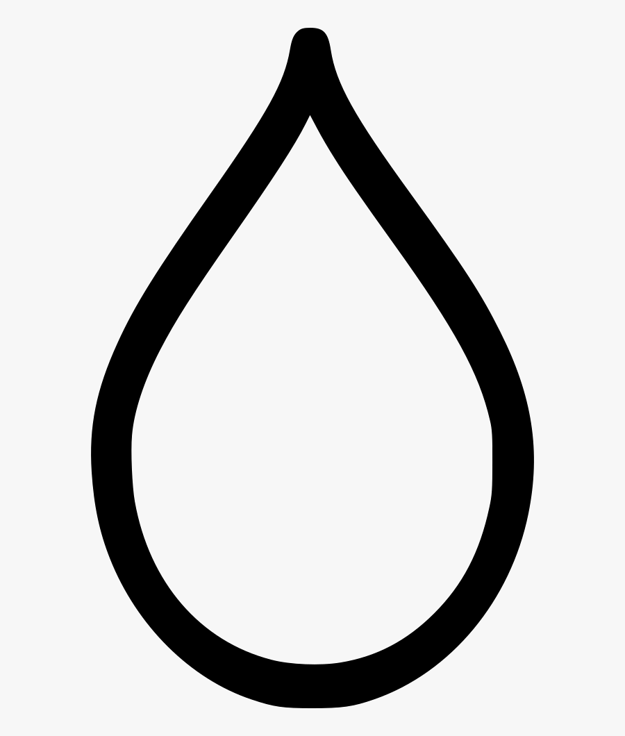 Water Drop Blood - Raindrops Clipart Black And White, Transparent Clipart