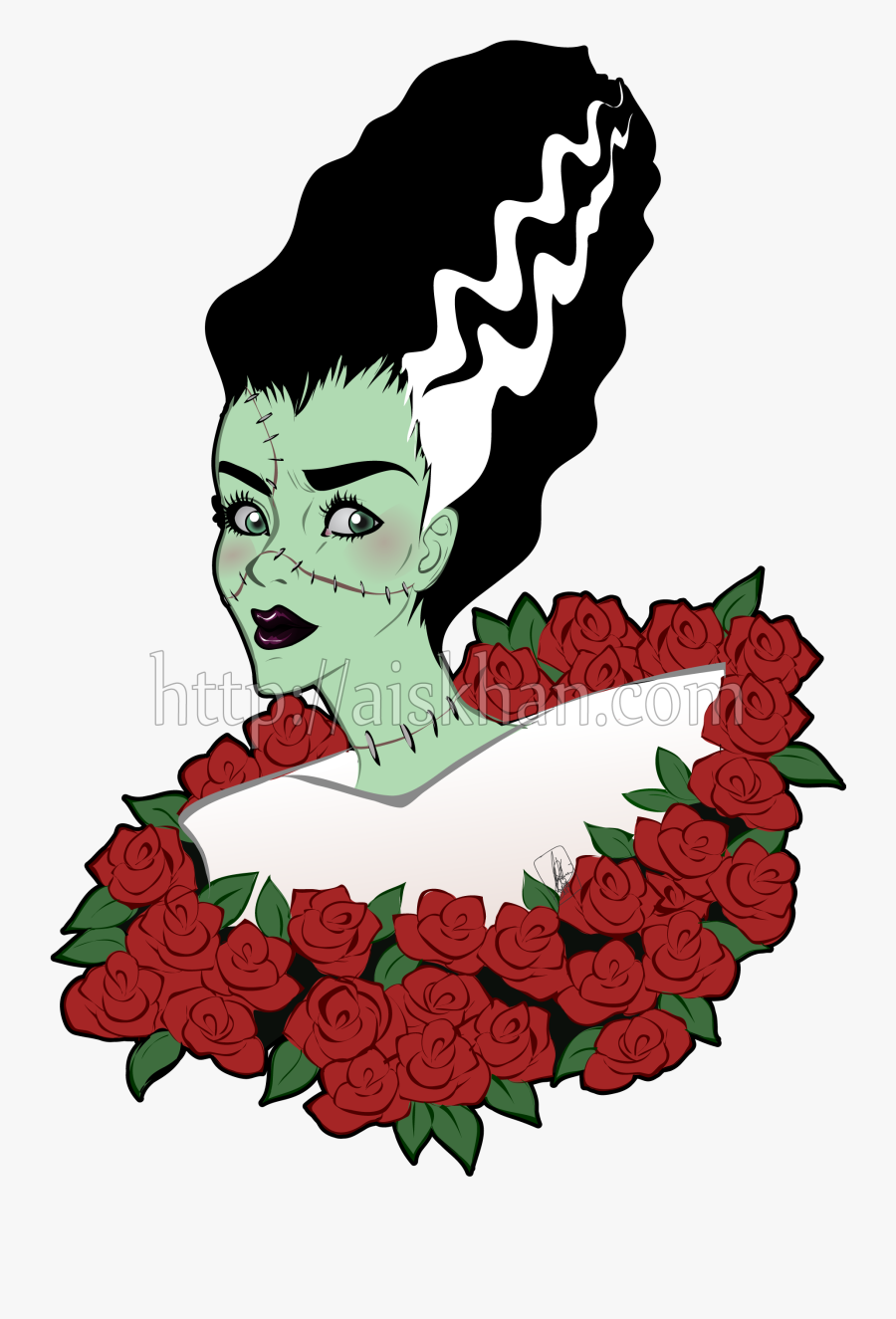 Bride Of Frankenstein Ayesha Khan, Transparent Clipart