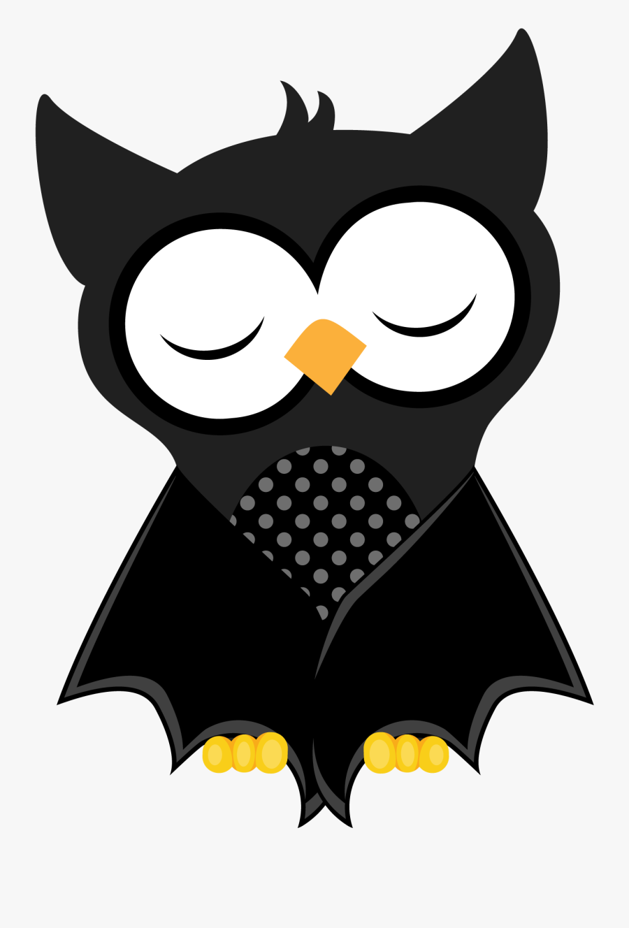 Transparent Cute Owl Halloween Clipart, Transparent Clipart