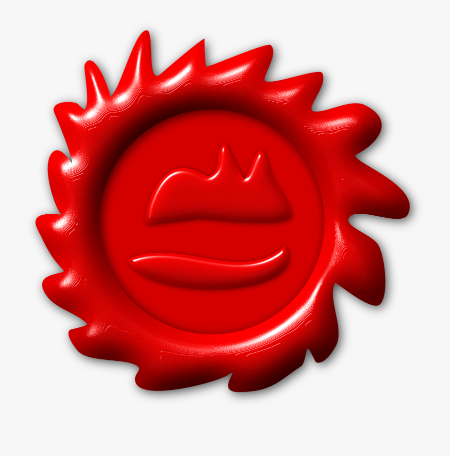 Circle,red,seal, Transparent Clipart