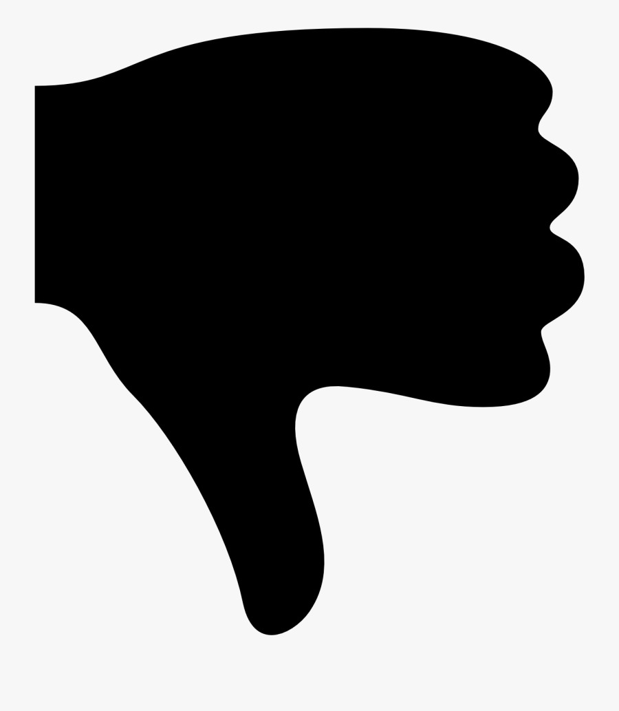 Its A Hand Making A Thumbs Down Sign, Transparent Clipart