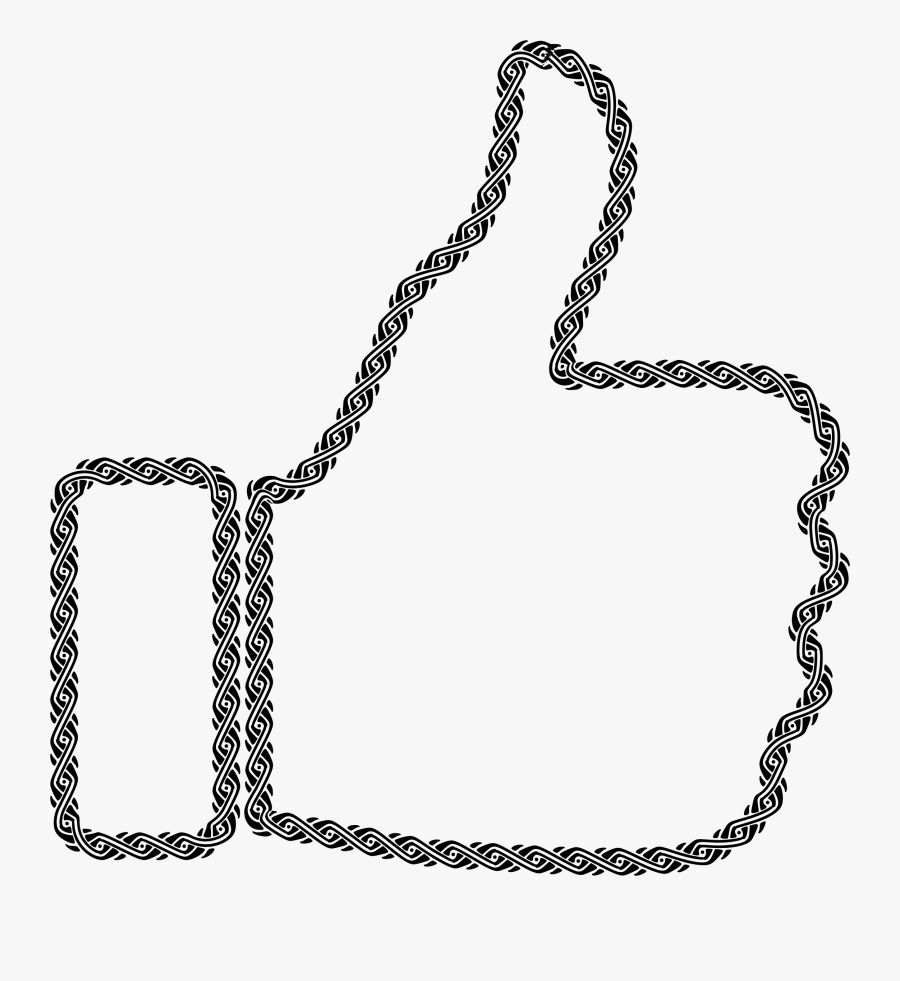 Border 12 Extended Thumbs Up Clip Arts, Transparent Clipart
