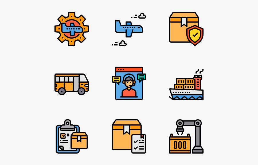 Logistics And Delivery - Icon, Transparent Clipart