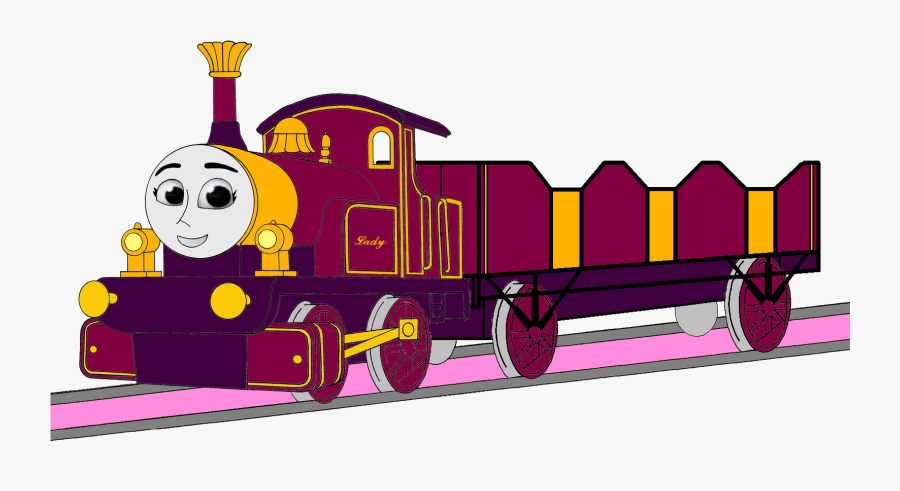 Lady With Her Open-topped Carriage - Thomas And Her Friends, Transparent Clipart