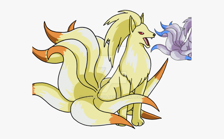 Transparent Pokemon Clipart Png - Pokemon Ninetales Art, Transparent Clipart