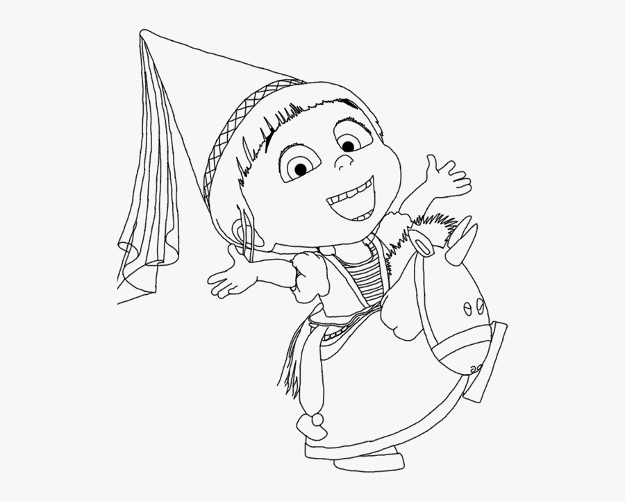 Agnes Despicable Me 2 Using Hat Coloring For Kids Agnes ...