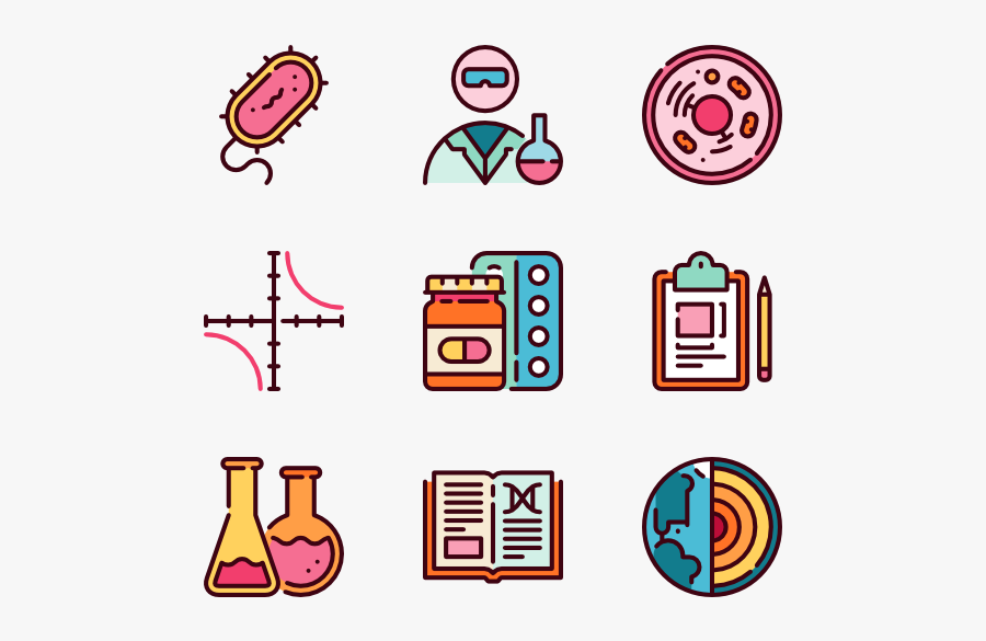 Scientific Study - Study Icon Png Vector, Transparent Clipart