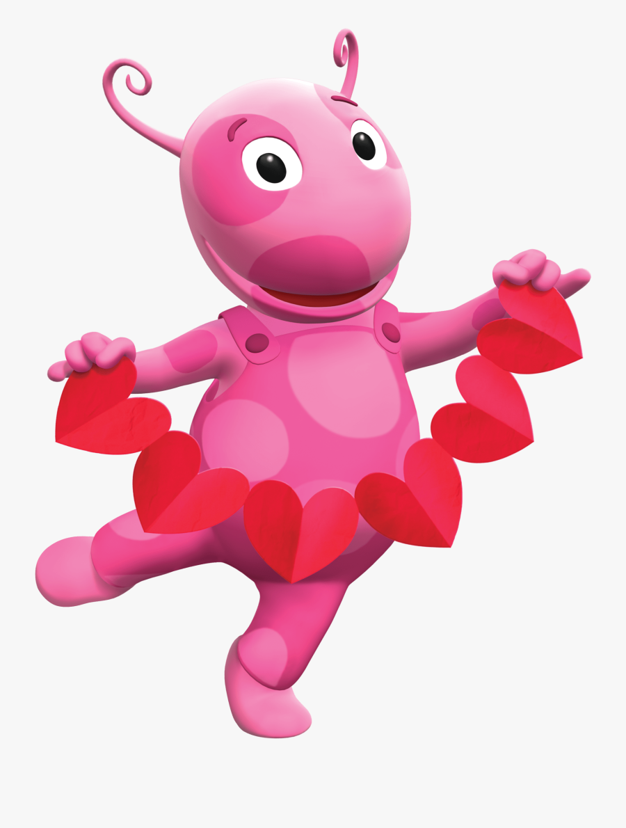 Uniqua Valentine Hearts - Backyardigans Uniqua Valentine's Day, Transparent Clipart