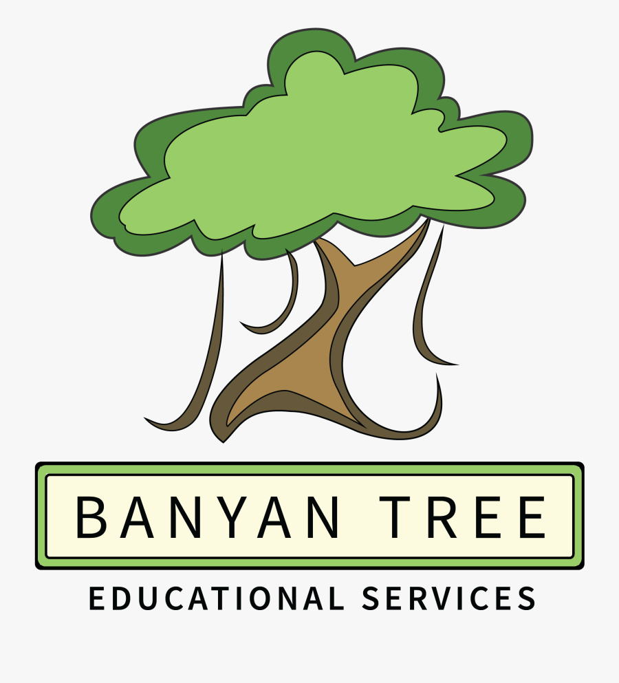 Banyan Tree Education Services - Banyan Tree Cartoon, Transparent Clipart