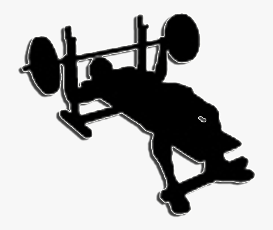 Barbell Clipart Workout Equipment - Chest Press Clip Art, Transparent Clipart