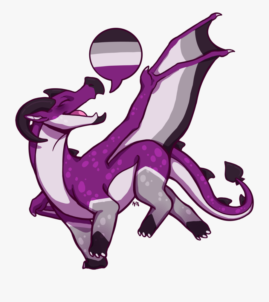 Purple Black Dragon Cartoon, Transparent Clipart