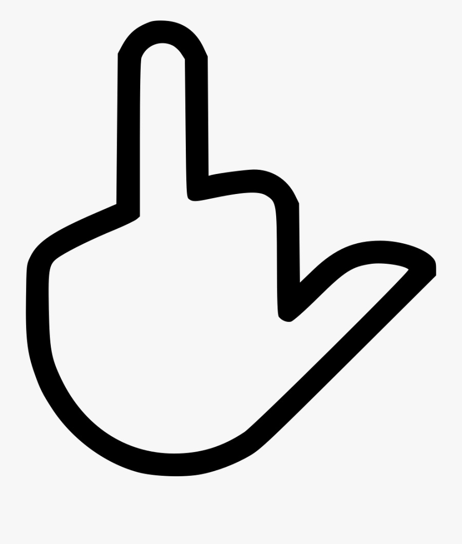 Bird Middle Finger, Transparent Clipart