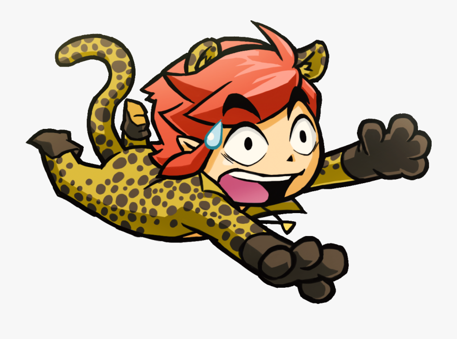 Tfh Cheetah Costume Artwork - Cartoon, Transparent Clipart