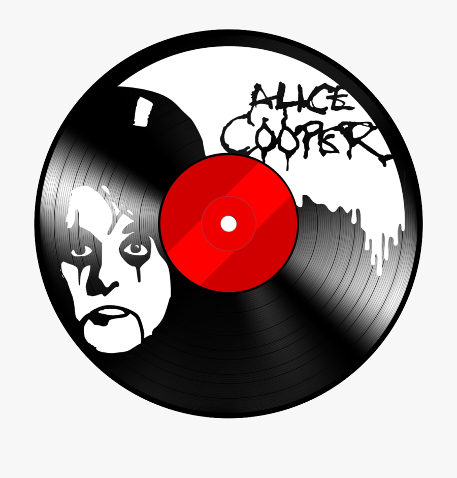 Collection Of Free Record Drawing Retro Art Download - Alice Cooper, Transparent Clipart