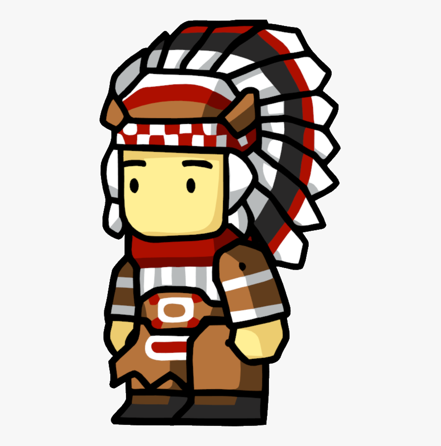 Chief Male - Scribblenauts Indian, Transparent Clipart