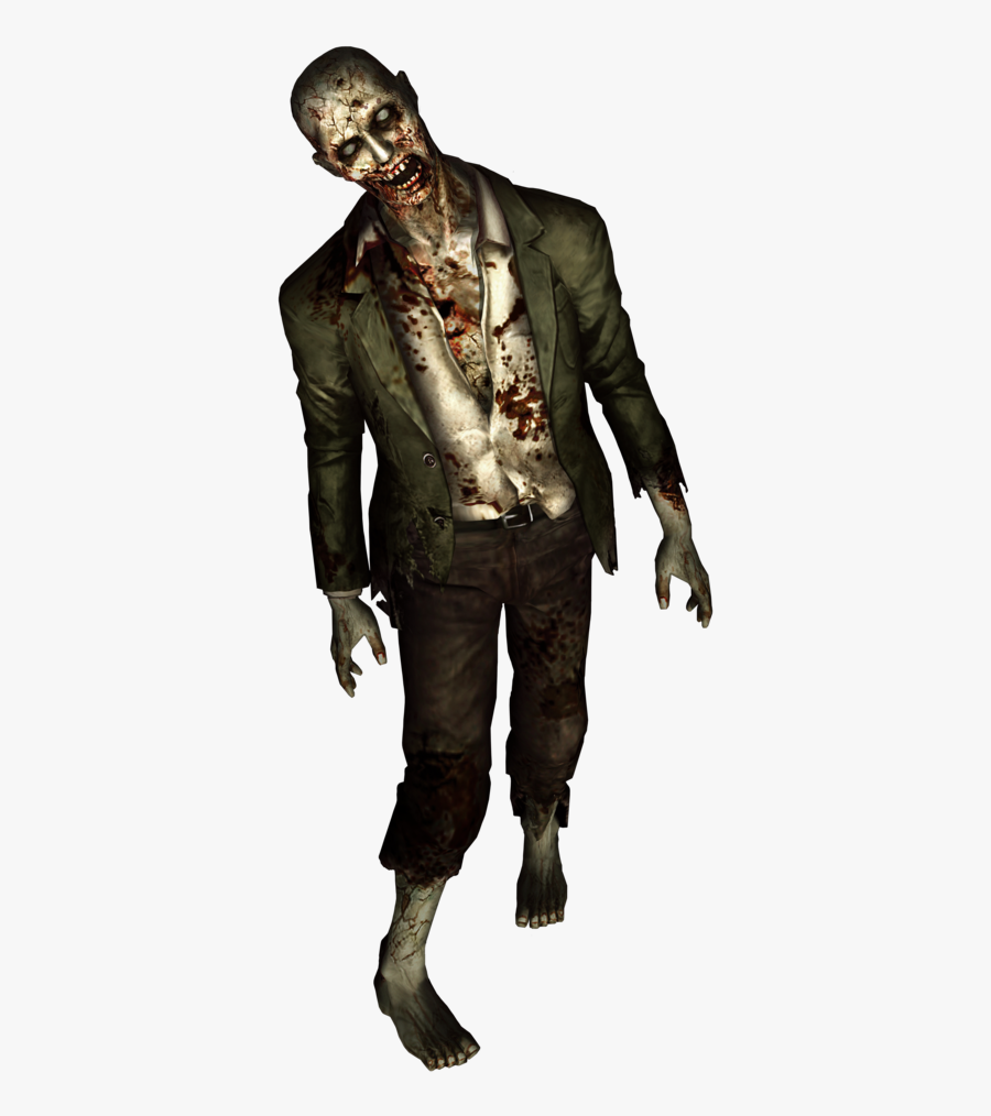 Standing Zombie, Clip Art, Resident Evil - Resident Evil Zombie Png, Transparent Clipart