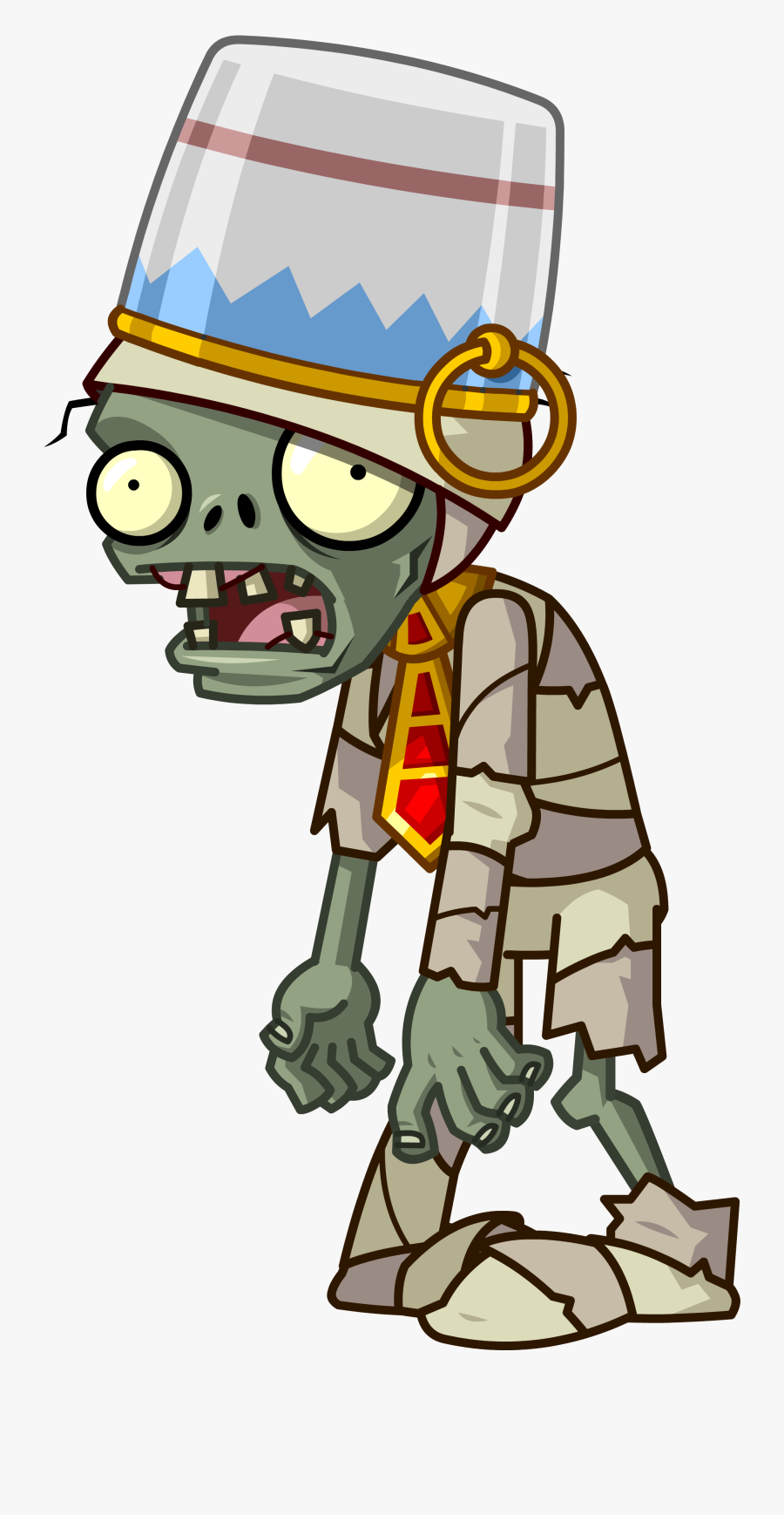 Plants Vs Zombies Zombie - Plants Vs Zombie Zombies, Transparent Clipart