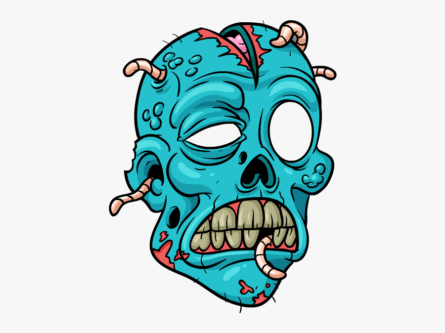 Collection Of Free Zombies Drawing Cartoon Download - Cartoon Zombie Tattoo Designs, Transparent Clipart